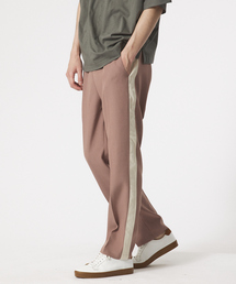 【AH ABAHOUSE】サイドライン レトロ配色 イージー スラックス