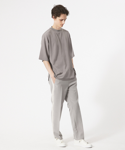 AH ABAHOUSE（エーエイチアバハウス）の「【AH ABAHOUSE】サイドライン レトロ配色 イージー スラックス（その他パンツ・メンズ・ブラック/グリーン/グレイッシュベージュ/ピンクベージュ・46/48）」の18枚目の写真