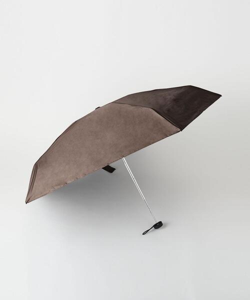 BEAUTY&YOUTH UNITED ARROWS(ビューティーアンドユースユナイテッドアローズ)の「UV プロテクション アンブレラ -晴雨兼用-(折りたたみ傘・レディース・ナチュラル/ダークブラウン/ライム・FREE)」の2枚目の写真