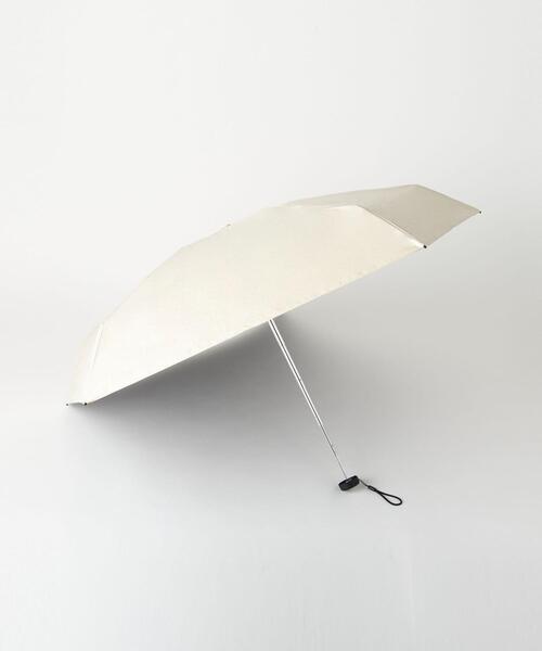 BEAUTY&YOUTH UNITED ARROWS(ビューティーアンドユースユナイテッドアローズ)の「UV プロテクション アンブレラ -晴雨兼用-(折りたたみ傘・レディース・ナチュラル/ダークブラウン/ライム・FREE)」の3枚目の写真