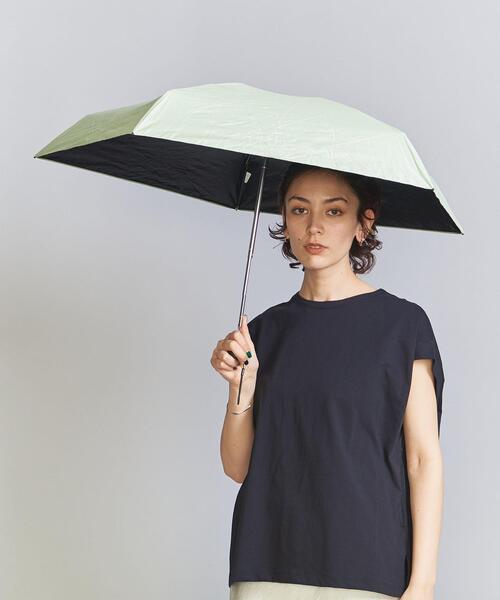 BEAUTY&YOUTH UNITED ARROWS(ビューティーアンドユースユナイテッドアローズ)の「UV プロテクション アンブレラ -晴雨兼用-(折りたたみ傘・レディース・ナチュラル/ダークブラウン/ライム・FREE)」の16枚目の写真
