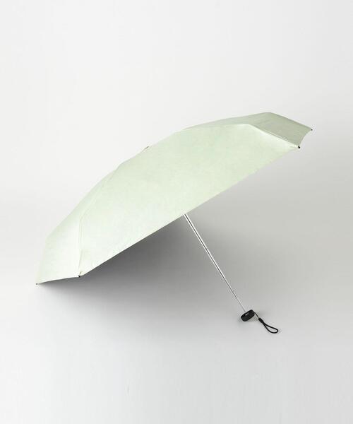 BEAUTY&YOUTH UNITED ARROWS(ビューティーアンドユースユナイテッドアローズ)の「UV プロテクション アンブレラ -晴雨兼用-(折りたたみ傘・レディース・ナチュラル/ダークブラウン/ライム・FREE)」の6枚目の写真