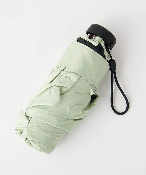 BEAUTY&YOUTH UNITED ARROWS(ビューティーアンドユースユナイテッドアローズ)の「UV プロテクション アンブレラ -晴雨兼用-(折りたたみ傘・レディース・ナチュラル/ダークブラウン/ライム・FREE)」の8枚目の写真
