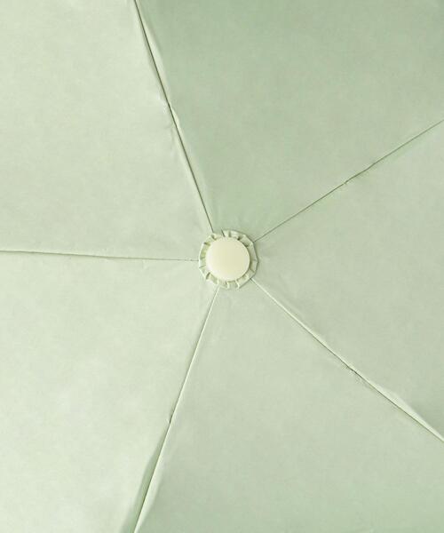 BEAUTY&YOUTH UNITED ARROWS(ビューティーアンドユースユナイテッドアローズ)の「UV プロテクション アンブレラ -晴雨兼用-(折りたたみ傘・レディース・ナチュラル/ダークブラウン/ライム・FREE)」の10枚目の写真