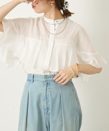 Omekashi | シアーフリルブラウス(シャツ/ブラウス)