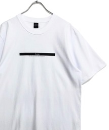 コットン天竺 / ストレートボックス プリント クルーネックTシャツ(半袖)