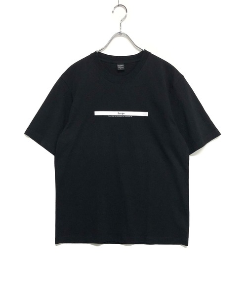 TRAP/U (トラップユー)の「コットン天竺 / ストレートボックス プリント クルーネックTシャツ(半袖)(Tシャツ/カットソー・メンズ・マスタード/ホワイト/ブラック・M/L)」の4枚目の写真