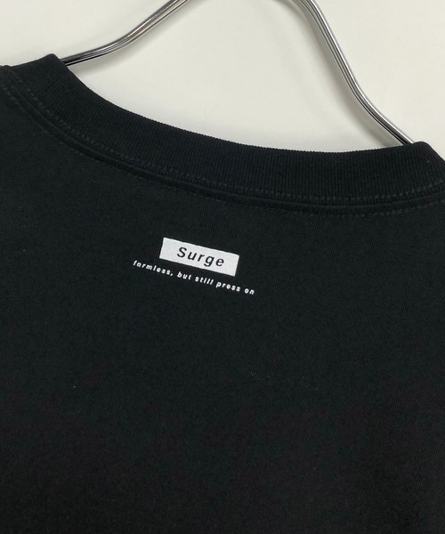 TRAP/U (トラップユー)の「コットン天竺 / ストレートボックス プリント クルーネックTシャツ(半袖)(Tシャツ/カットソー・メンズ・マスタード/ホワイト/ブラック・M/L)」の8枚目の写真