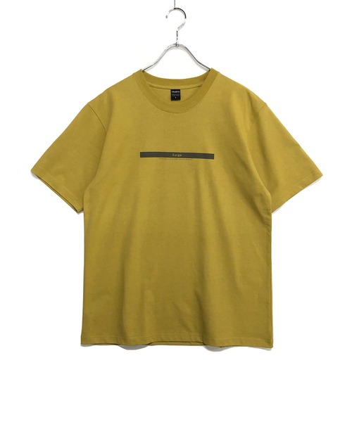 TRAP/U (トラップユー)の「コットン天竺 / ストレートボックス プリント クルーネックTシャツ(半袖)(Tシャツ/カットソー・メンズ・マスタード/ホワイト/ブラック・M/L)」の9枚目の写真