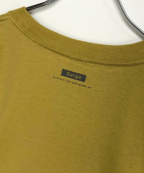 TRAP/U (トラップユー)の「コットン天竺 / ストレートボックス プリント クルーネックTシャツ(半袖)(Tシャツ/カットソー・メンズ・マスタード/ホワイト/ブラック・M/L)」の11枚目の写真
