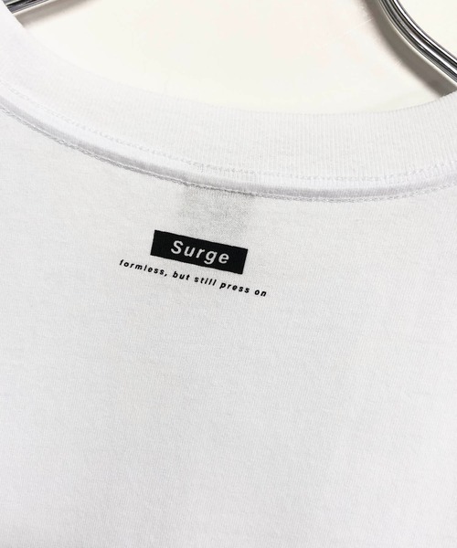 TRAP/U (トラップユー)の「コットン天竺 / ストレートボックス プリント クルーネックTシャツ(半袖)(Tシャツ/カットソー・メンズ・マスタード/ホワイト/ブラック・M/L)」の15枚目の写真
