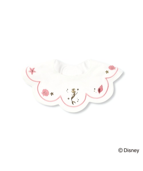 Disney(ディズニー)の「【Disney】リトルマーメイド:アリエルシルエットスカラップスタイ(スタイ/よだれかけ・キッズ・エメラルド/ピンク・FREE)」の9枚目の写真