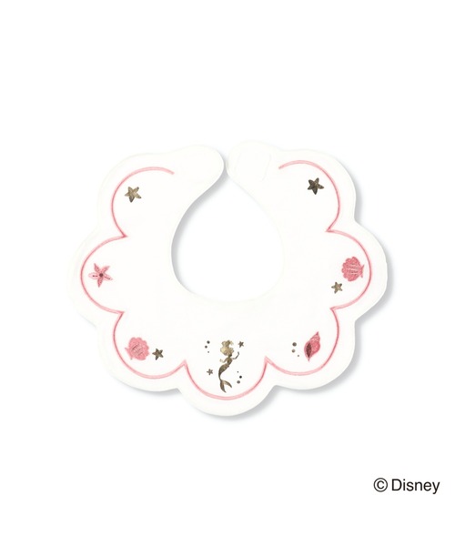 Disney(ディズニー)の「【Disney】リトルマーメイド:アリエルシルエットスカラップスタイ(スタイ/よだれかけ・キッズ・エメラルド/ピンク・FREE)」の10枚目の写真