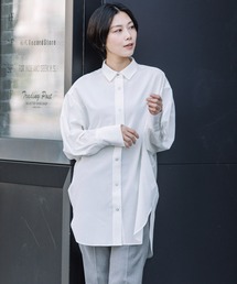 Munich | パウダリーヴィンテージローンロングシャツ(ワンピース)