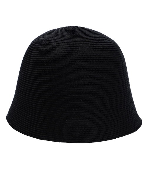 X-girl(エックスガール)の「WASHABLE BRAID HAT(ハット・レディース・ブラック/ベージュ・ONE SIZE)」の1枚目の写真