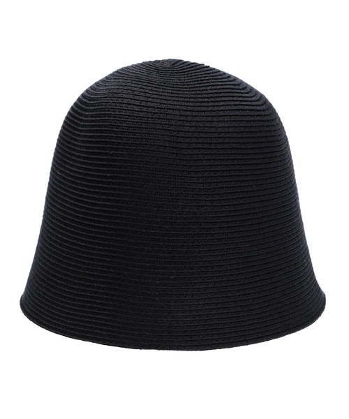 X-girl(エックスガール)の「WASHABLE BRAID HAT(ハット・レディース・ブラック/ベージュ・ONE SIZE)」の3枚目の写真