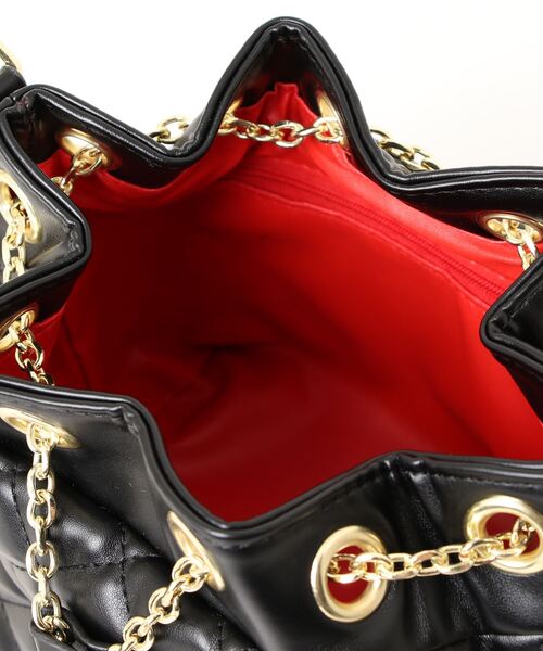 PICCIN(ピッチン)の「キルティングチェーンバッグ(ショルダーバッグ・レディース・グリーン/ブラック/アイボリー・FREE)」の22枚目の写真