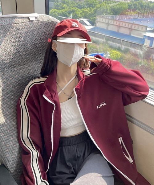 DEVICE（デバイス）の「サイドライン シンプル トラックジャケット