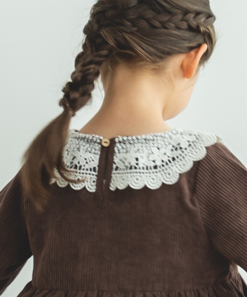 パラスパレス　スタンド衿　コーデュロイ　ワンピース　羽織り パラスパレス スタンド衿 コーデュロイ ワンピース 羽織り Pal