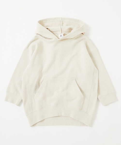 devirock（デビロック）の「綿100% 無地 ゆったりスウェットプルパーカー（パーカー・キッズ・アイボリー/グレー系/パープル系3/レッド系1/チャコール・110cm/130cm/160cm/150cm/140cm/100cm/120cm）」の11枚目の写真