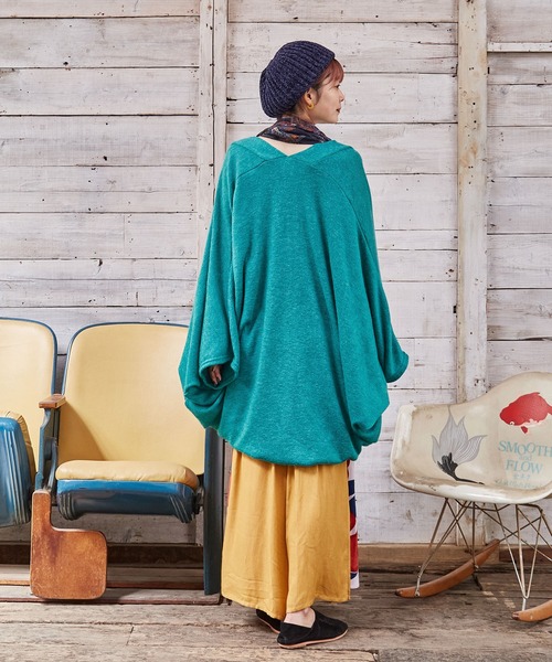 チャイハネ（チャイハネ）の「【チャイハネ】和椿ワイドパンツ（その他パンツ・レディース・レッド/マスタード/ブラック・FREE）」の8枚目の写真