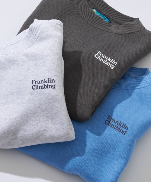 Franklin Climbing(フランクリンクライミング)の「【KIDS】【Franklin Climbing】クライムエッセンシャルスウェットプルオーバー(スウェット・キッズ・チャコールグレー/グレー/ブルー・LARGE/X-LARGE/XX-LARGE)」の11枚目の写真