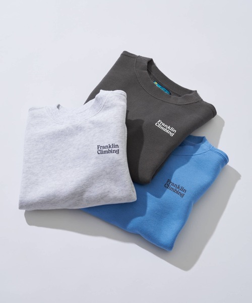 Franklin Climbing(フランクリンクライミング)の「【KIDS】【Franklin Climbing】クライムエッセンシャルスウェットプルオーバー(スウェット・キッズ・チャコールグレー/グレー/ブルー・LARGE/X-LARGE/XX-LARGE)」の9枚目の写真