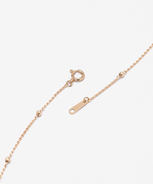 ESTELLE エステール K10 イエローゴールド フェザー ネックレス ESTELLE ネックレス K10 イエローゴールド ダイヤモンド