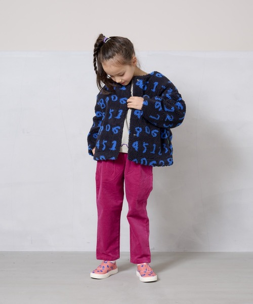 HOGAN RANCH WEAR(ホーガンランチウエア)の「ジャガードボアジャケット(80~130cm)(その他アウター・キッズ・エメラルド/オフホワイト/チャコール/アイボリー/グリーン/レッド・120/80/110/130/100/90)」の10枚目の写真