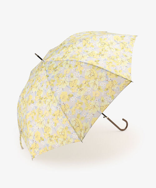 Afternoon Tea（アフタヌーンティー）の「水彩フラワー長傘 雨傘（長傘・レディース・ブルー/イエロー・ONE SIZE）」の2枚目の写真