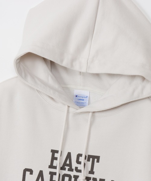 Champion（チャンピオン）の「【Champion/チャンピオン】メンズ ベーシック フーデッドスウェットシャツ（パーカー・メンズ・オフホワイト/オートミール/ブラック系その他/マルーン/ベージュ・X-LARGE/MEDIUM/LARGE/SMALL）」の8枚目の写真