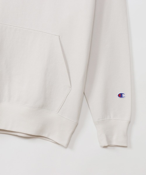Champion（チャンピオン）の「【Champion/チャンピオン】メンズ ベーシック フーデッドスウェットシャツ（パーカー・メンズ・オフホワイト/オートミール/ブラック系その他/マルーン/ベージュ・X-LARGE/MEDIUM/LARGE/SMALL）」の9枚目の写真