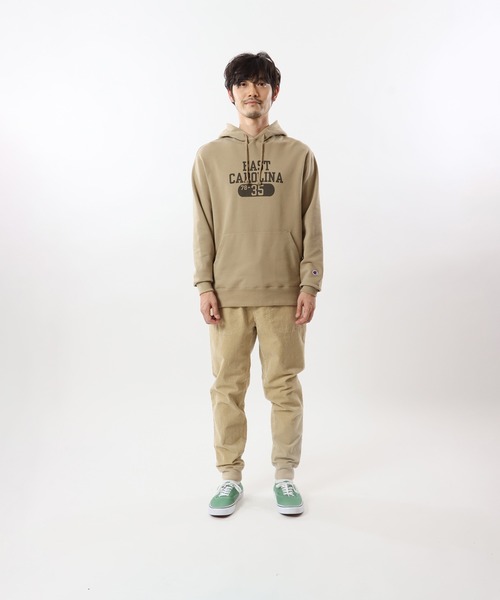 Champion（チャンピオン）の「【Champion/チャンピオン】メンズ ベーシック フーデッドスウェットシャツ（パーカー・メンズ・オフホワイト/オートミール/ブラック系その他/マルーン/ベージュ・X-LARGE/MEDIUM/LARGE/SMALL）」の14枚目の写真