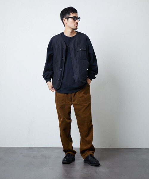 GUNG HO(ガンホー)の「GUNG HO/ガンホー 別注 リバーシブル ボアベスト/ワークベスト/ミリタリーベスト(ベスト・メンズ・オリーブ/ブラック・LARGE/MEDIUM)」の18枚目の写真