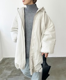 Meli rich | フード付きボリュームコート(ダウンジャケット/コート)