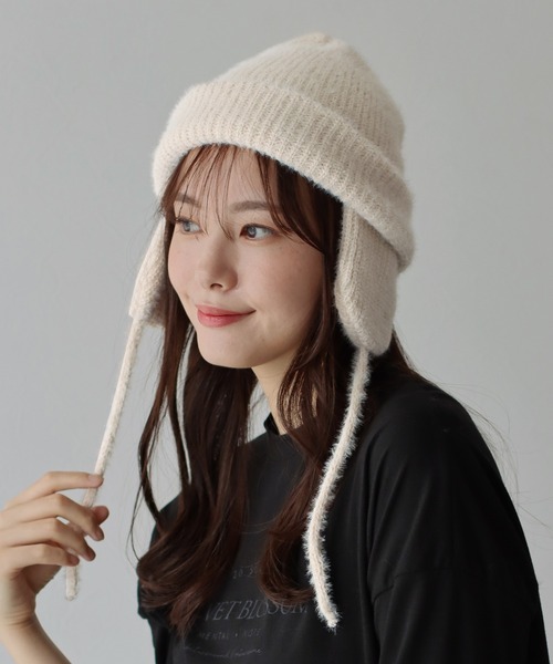 耳当て付き2WAYニットキャップ（ニットキャップ/ビーニー
