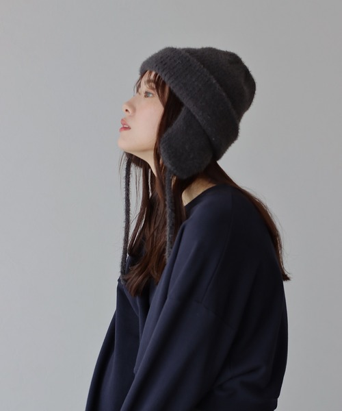 耳当て付き2WAYニットキャップ（ニットキャップ/ビーニー）｜BLUEEAST