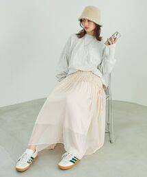 ボリュームスリーブスウェット