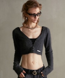 PRANK PROJECT | 【予約商品】ラクーンショートカーデ / Raccoon Short Cardigan(ニット/セーター)