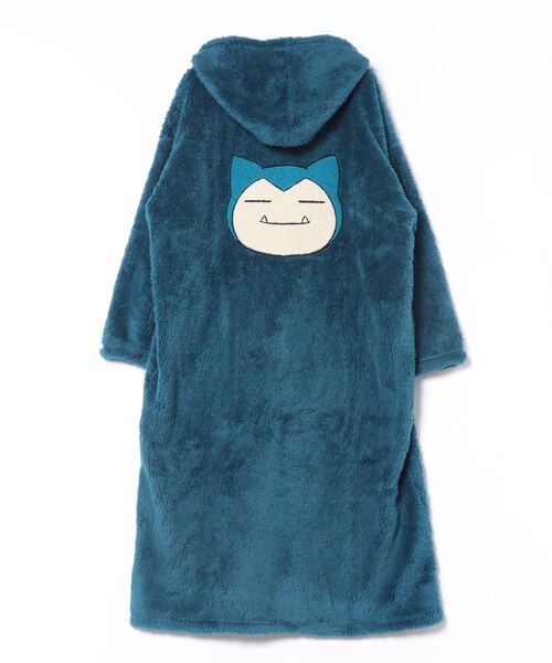 ポケットモンスター（ポケットモンスター）の「【完売】《ポケットモンスター》 ポケモン ルームウェア ガウン 着る毛布 ロング フード（ガウン/バスローブ・メンズ・ベージュ/エメラルド・M/L）」の3枚目の写真