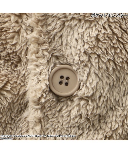 ポケットモンスター（ポケットモンスター）の「【完売】《ポケットモンスター》 ポケモン ルームウェア ガウン 着る毛布 ロング フード（ガウン/バスローブ・メンズ・ベージュ/エメラルド・M/L）」の14枚目の写真