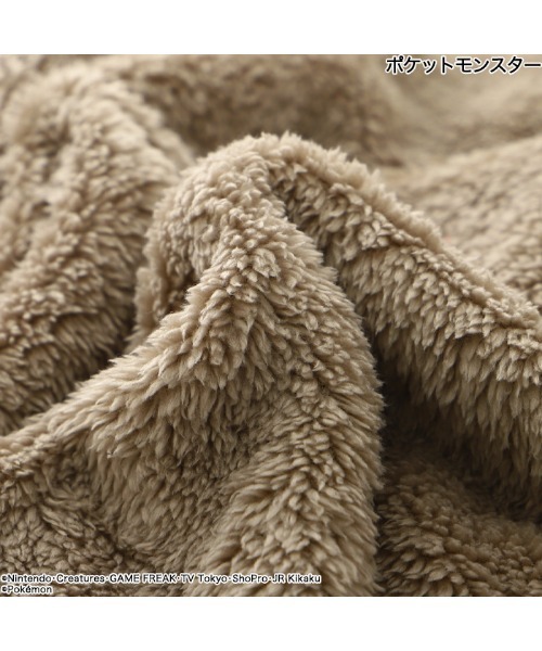 ポケットモンスター（ポケットモンスター）の「【完売】《ポケットモンスター》 ポケモン ルームウェア ガウン 着る毛布 ロング フード（ガウン/バスローブ・メンズ・ベージュ/エメラルド・M/L）」の16枚目の写真