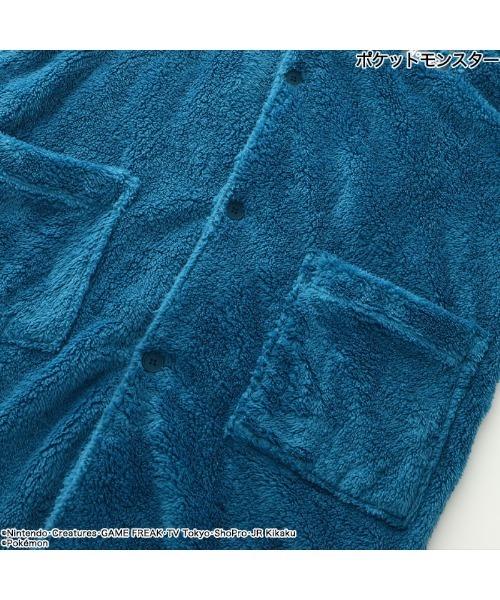 ポケットモンスター（ポケットモンスター）の「【完売】《ポケットモンスター》 ポケモン ルームウェア ガウン 着る毛布 ロング フード（ガウン/バスローブ・メンズ・ベージュ/エメラルド・M/L）」の15枚目の写真
