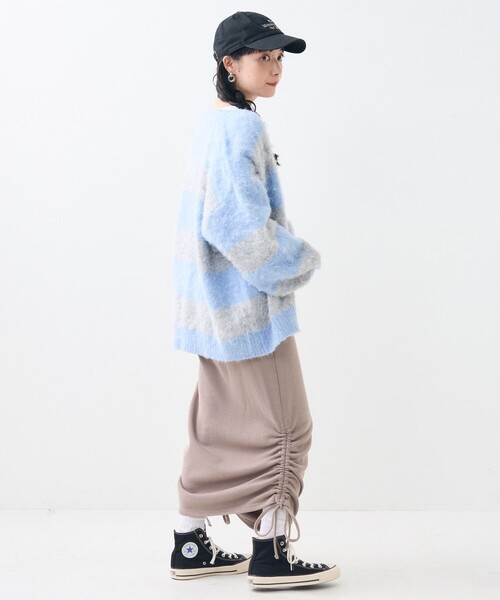 FREAK'S STORE（フリークスストア）の「カット シャーリング スカート（スカート・レディース・ブラック/グレー/オフホワイト・ﾌﾘ-）」の21枚目の写真