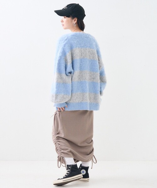 FREAK'S STORE（フリークスストア）の「カット シャーリング スカート（スカート・レディース・ブラック/グレー/オフホワイト・ﾌﾘ-）」の20枚目の写真