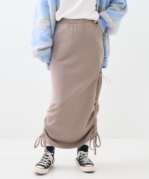 FREAK'S STORE（フリークスストア）の「カット シャーリング スカート（スカート・レディース・ブラック/グレー/オフホワイト・ﾌﾘ-）」の19枚目の写真