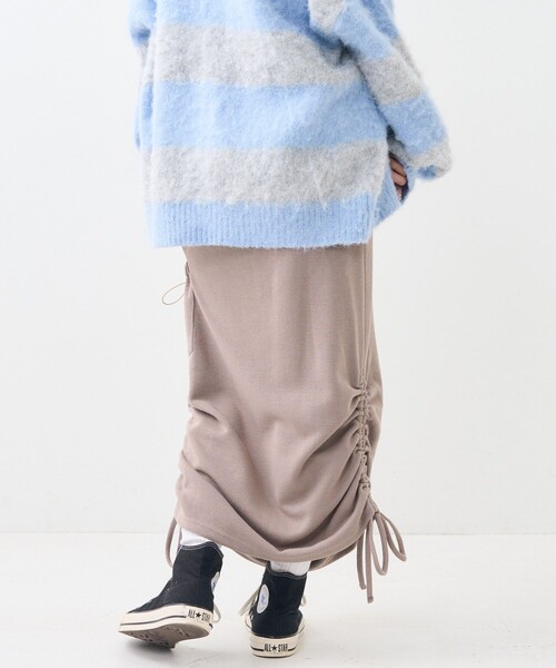 FREAK'S STORE（フリークスストア）の「カット シャーリング スカート（スカート・レディース・ブラック/グレー/オフホワイト・ﾌﾘ-）」の17枚目の写真