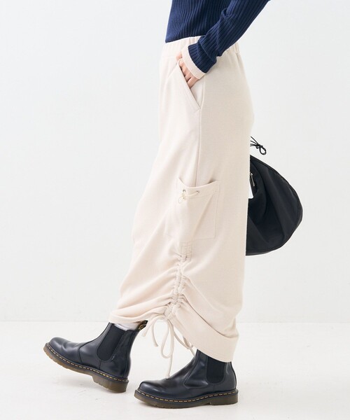 FREAK'S STORE（フリークスストア）の「カット シャーリング スカート（スカート・レディース・ブラック/グレー/オフホワイト・ﾌﾘ-）」の12枚目の写真