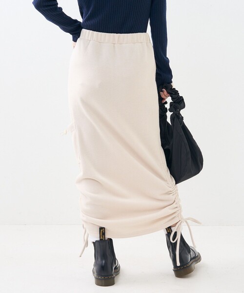 FREAK'S STORE（フリークスストア）の「カット シャーリング スカート（スカート・レディース・ブラック/グレー/オフホワイト・ﾌﾘ-）」の11枚目の写真