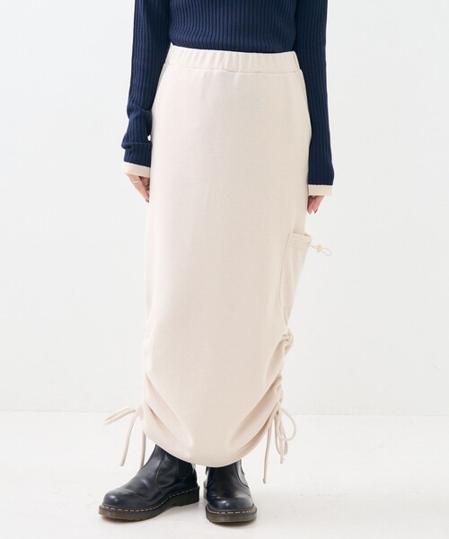 FREAK'S STORE（フリークスストア）の「カット シャーリング スカート（スカート・レディース・ブラック/グレー/オフホワイト・ﾌﾘ-）」の10枚目の写真